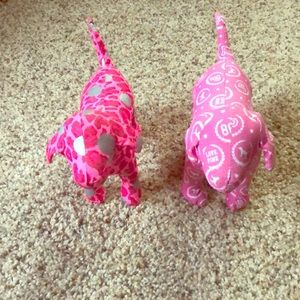 2 Victoria’s Secret Stuffed Animal Dogs